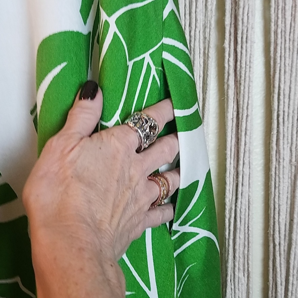 Kate Spade Tropical Leaf Dress Size 8 - Picture 6 of 8